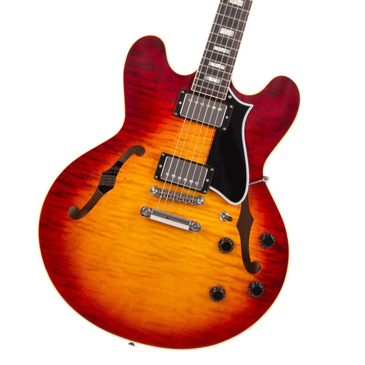 Heritage H-535 Custom Core Dark Cherry Sunburst 