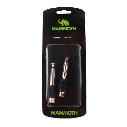 Mammoth MAM ADP R2J Adaptor RCA to 1/4 Mono - 2 pcs