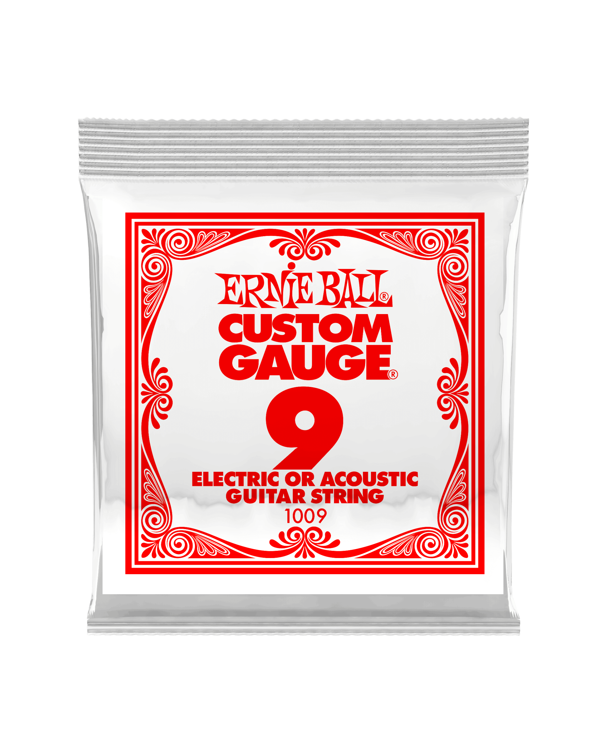 Ernie Ball Electric Guitar Single Strings - Plain Steel