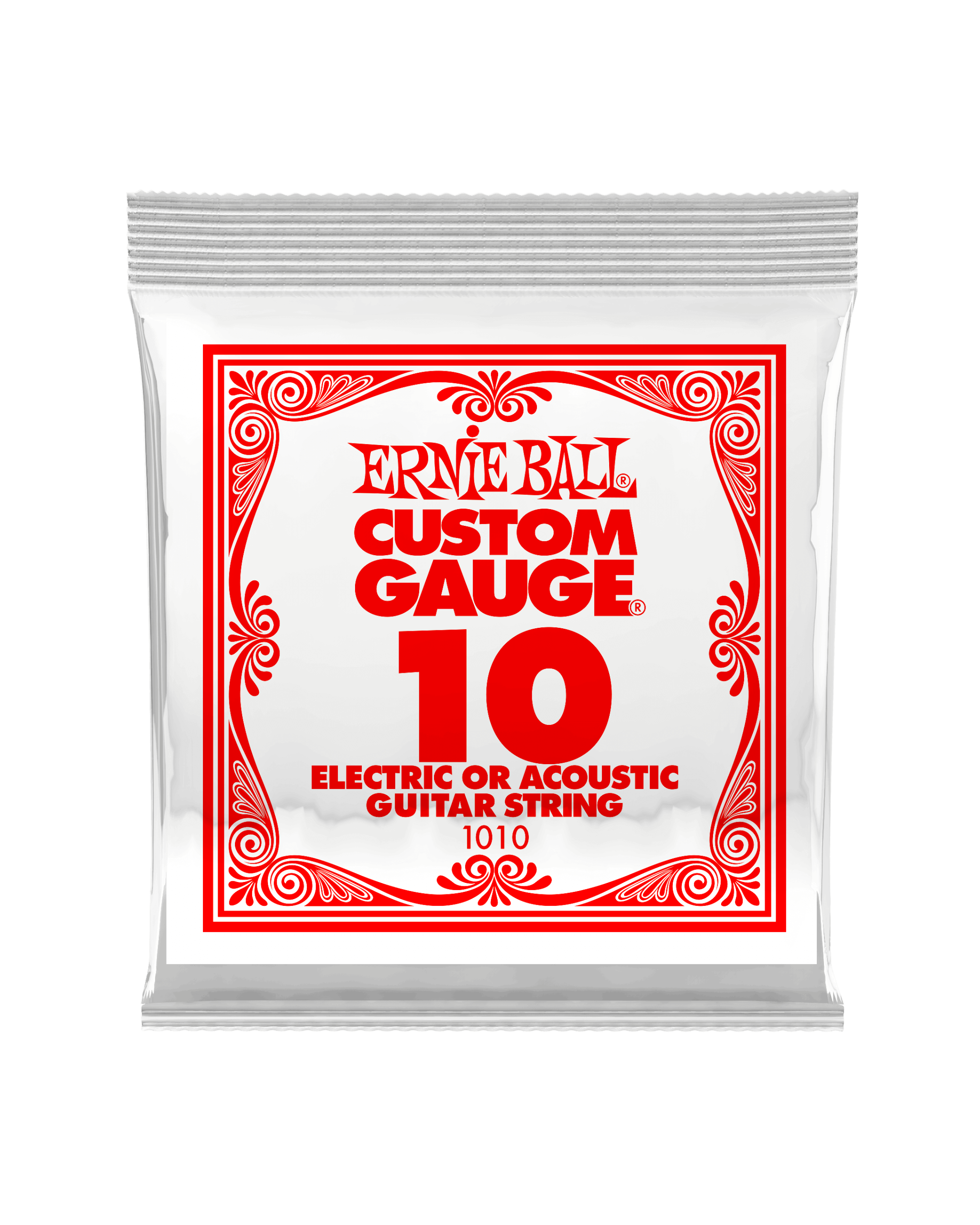 Ernie Ball Electric Guitar Single Strings - Plain Steel