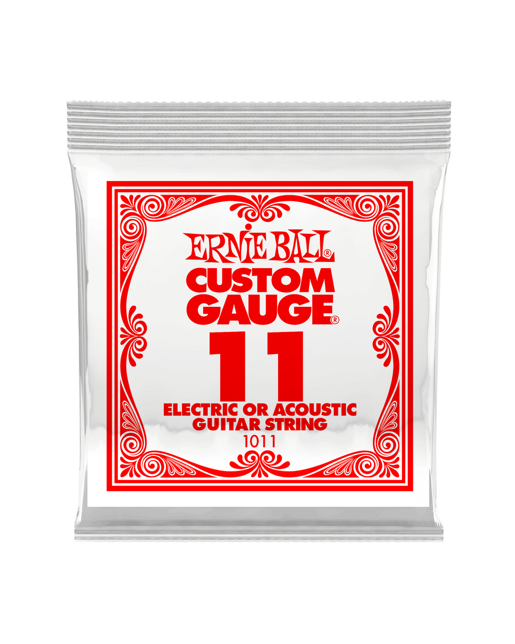 Ernie Ball Electric Guitar Single Strings - Plain Steel
