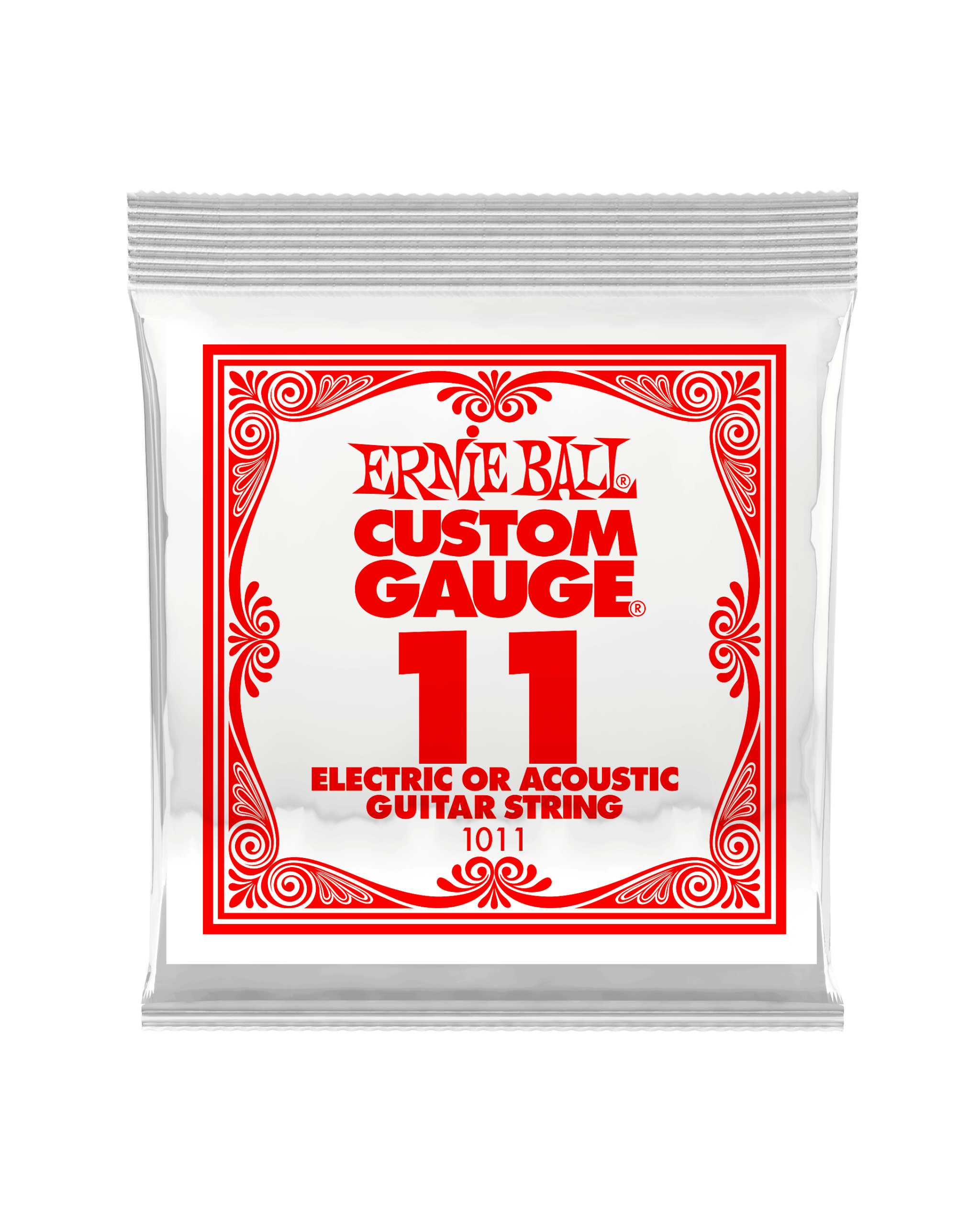 Ernie Ball Electric Guitar Single Strings - Plain Steel