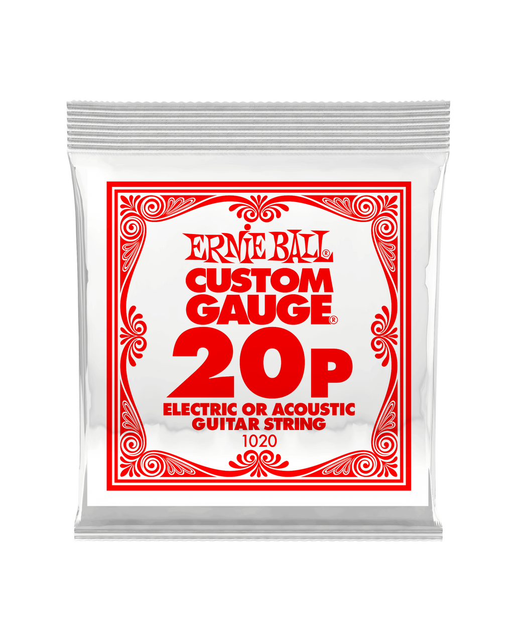 Ernie Ball Electric Guitar Single Strings - Plain Steel