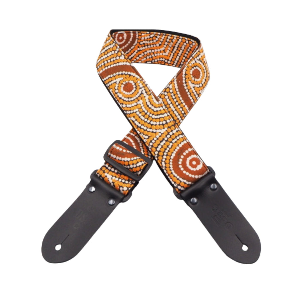 DSL 2" Indigenous Art Guitar & Bass Strap