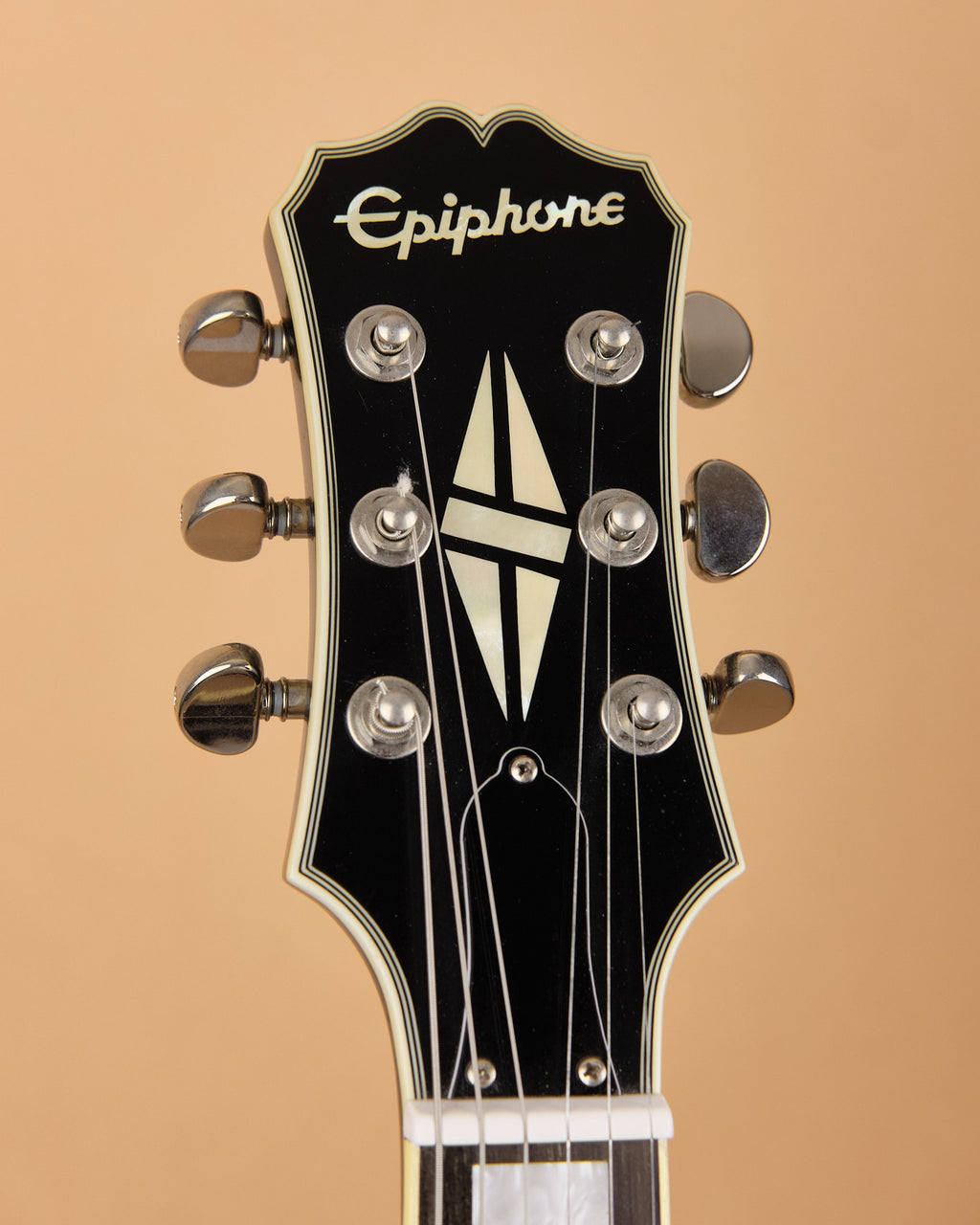 2019 Epiphone Jared James Nichols “Old Glory” Les Paul Custom Black Aged Gloss