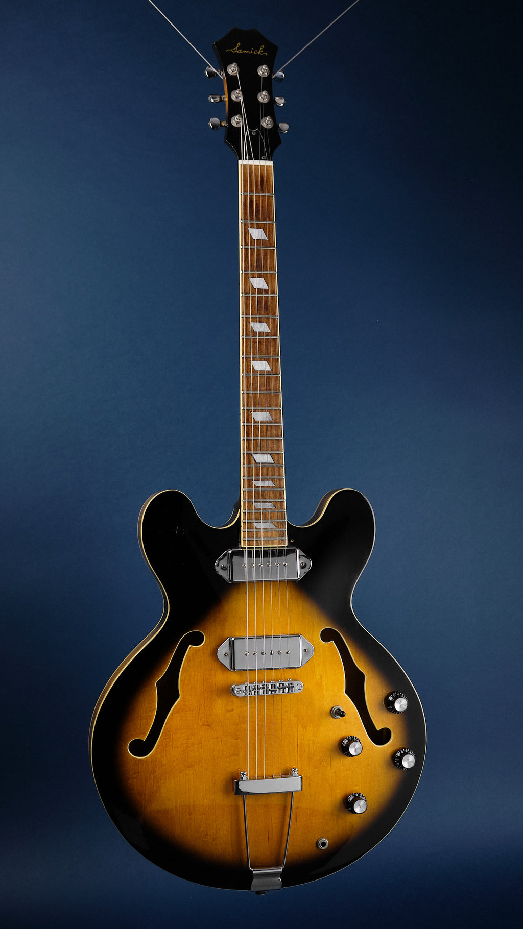 1990s Samick EP-SA Brown Sunburst