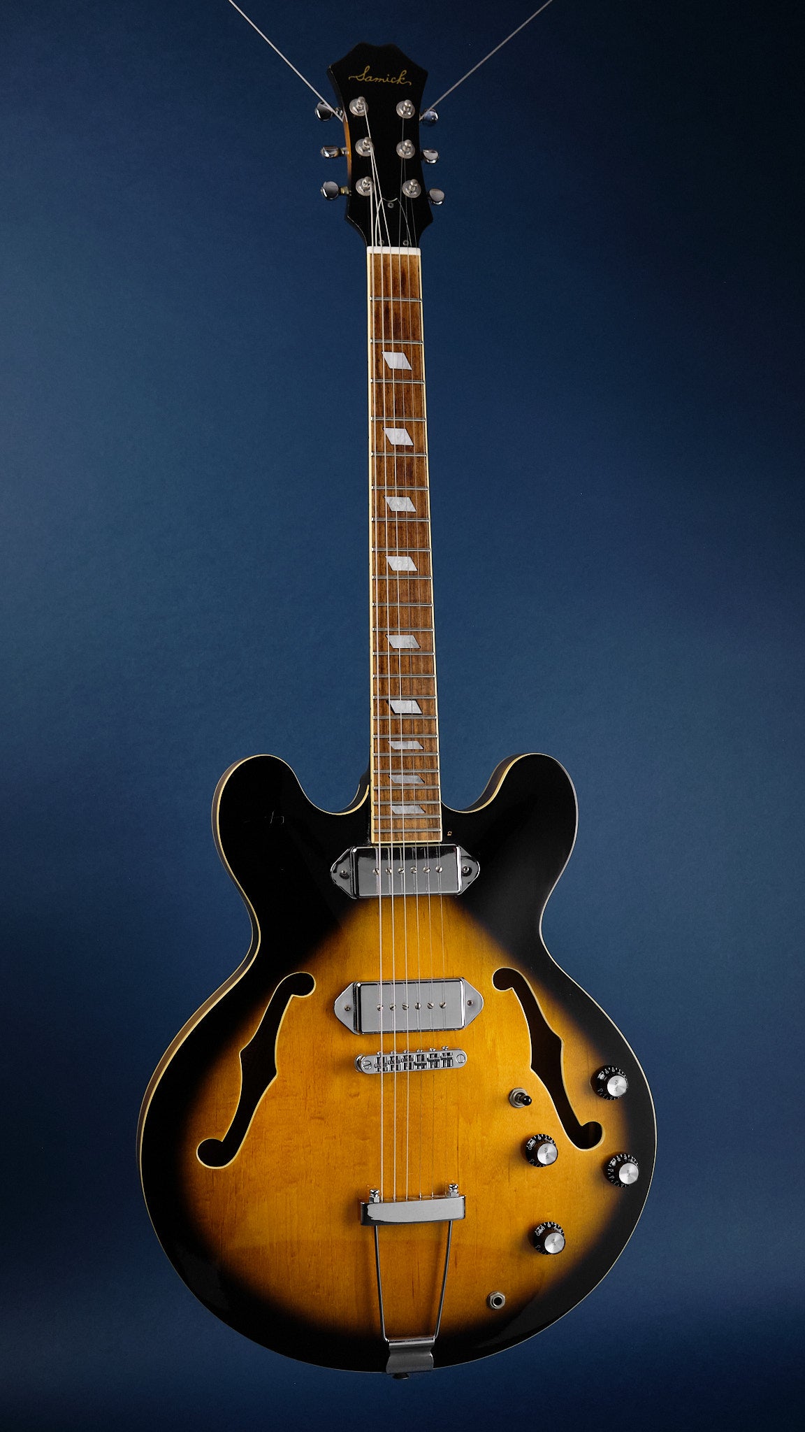 1990s Samick EP-SA Brown Sunburst