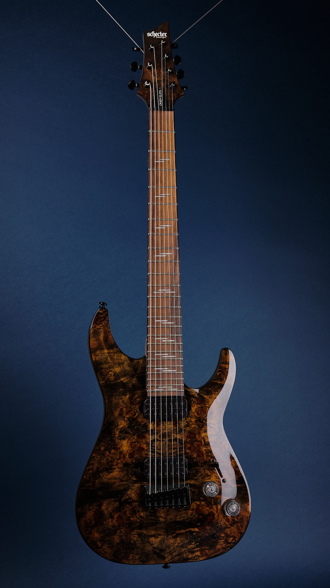 Schecter Omen Elite-7 Charcoal Burst (Second-Hand)