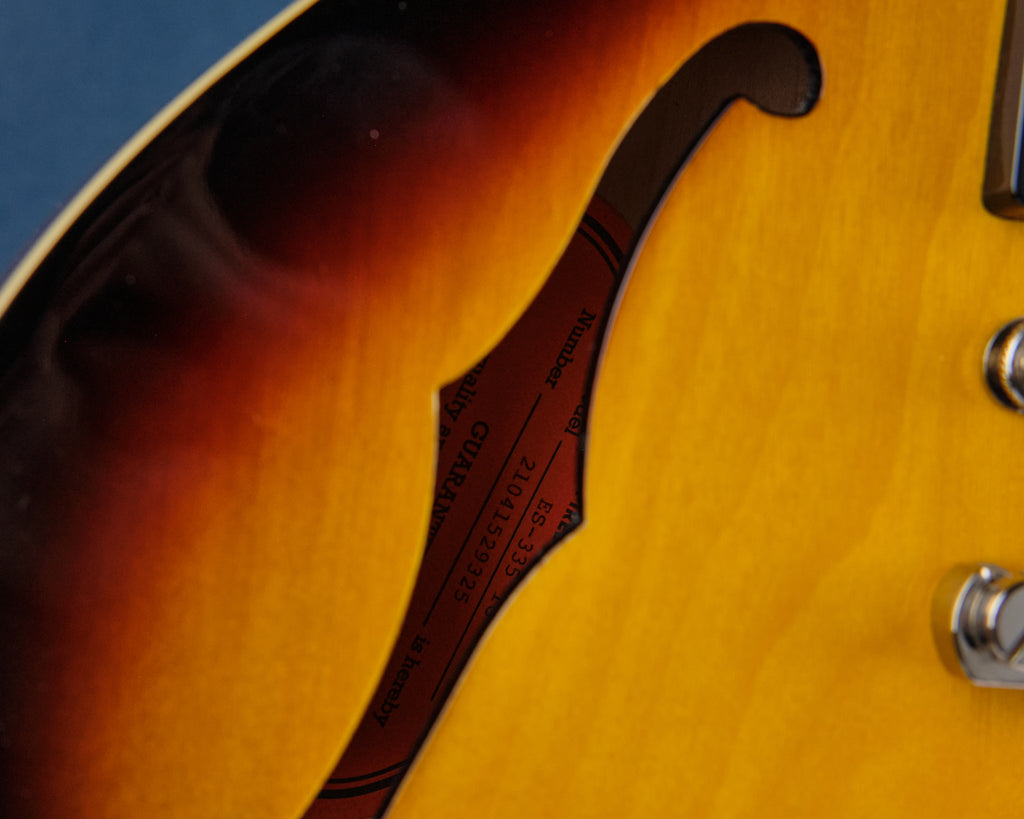 2021 Epiphone ES-335 Vintage Sunburst Sunburst