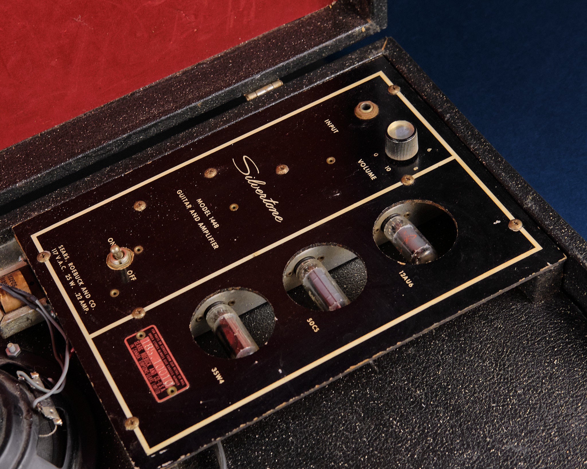 1960s Silvertone 1448 'Amp-in-Case' Black