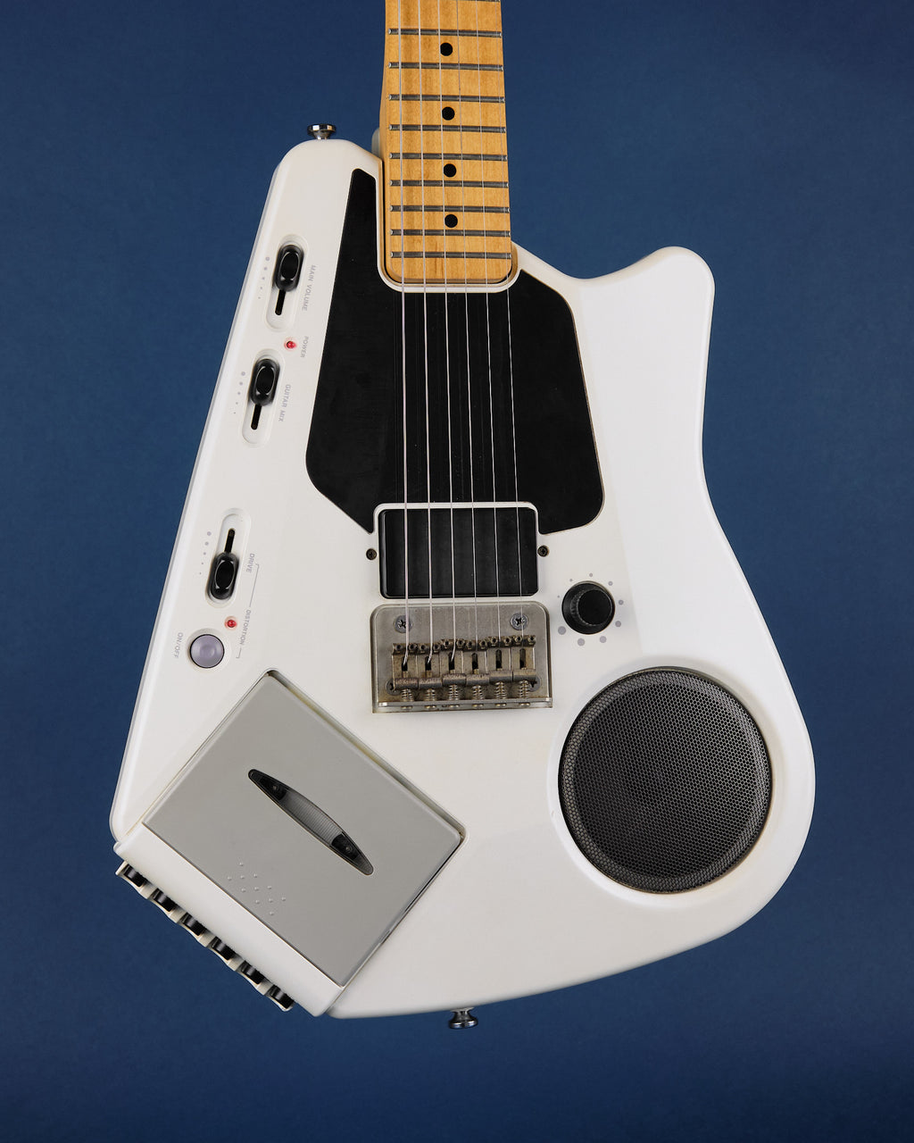 1980s Casio EG-5 Cassette Guitar White