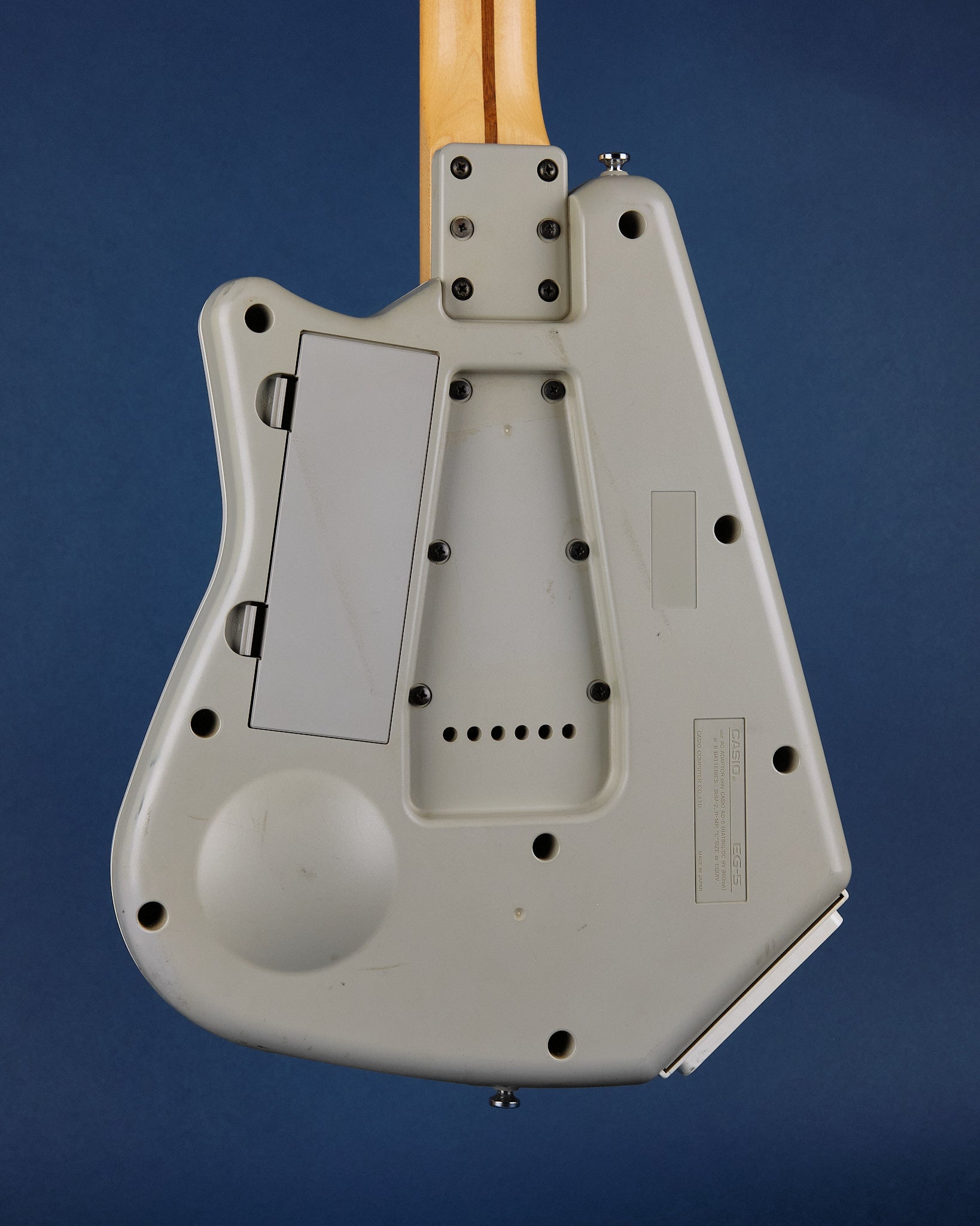 1980s Casio EG-5 Cassette Guitar White