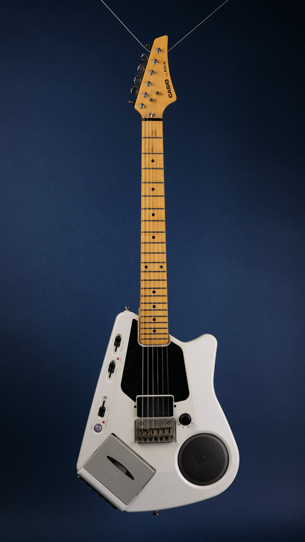 1980s Casio EG-5 Cassette Guitar White