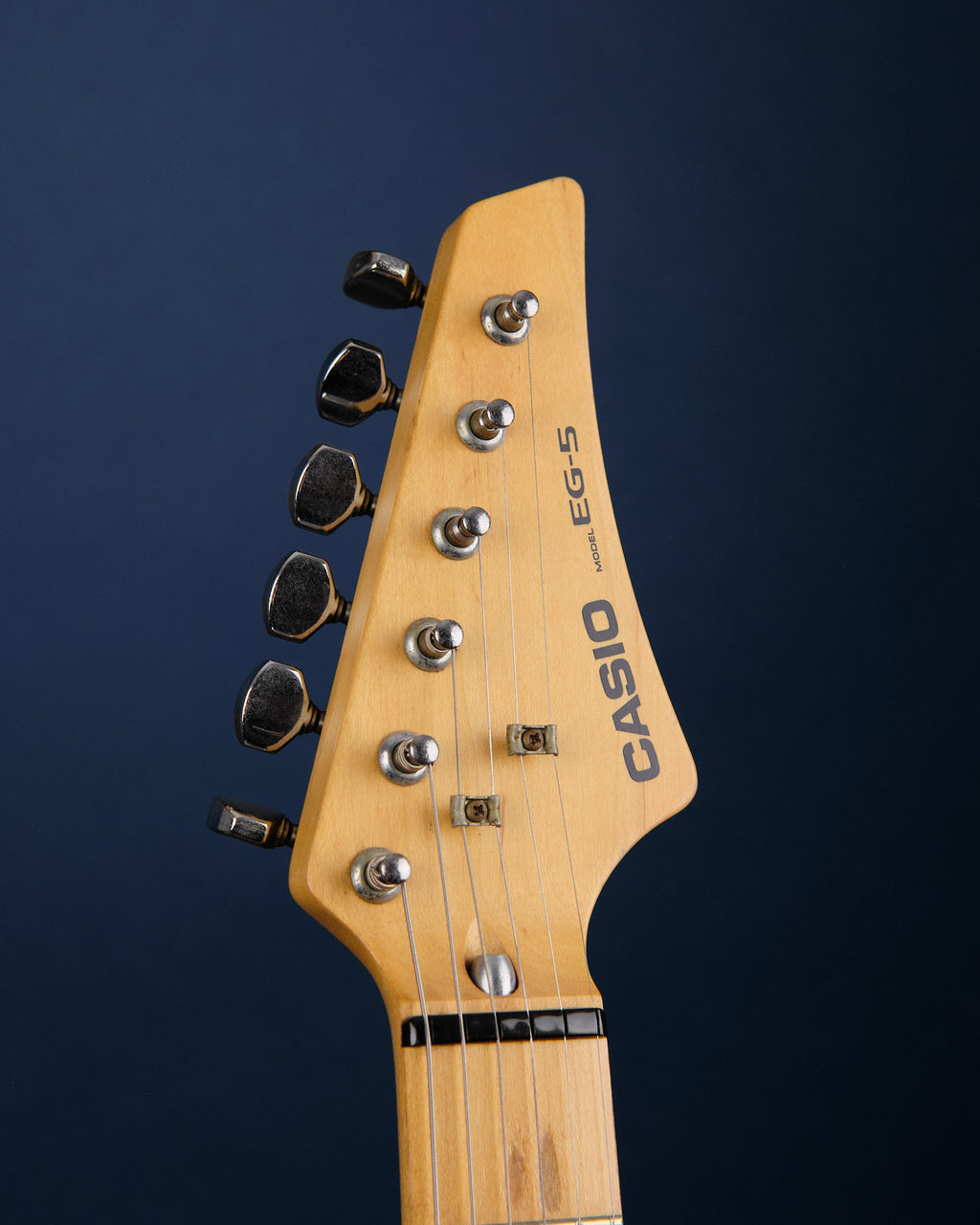 1980s Casio EG-5 Cassette Guitar White