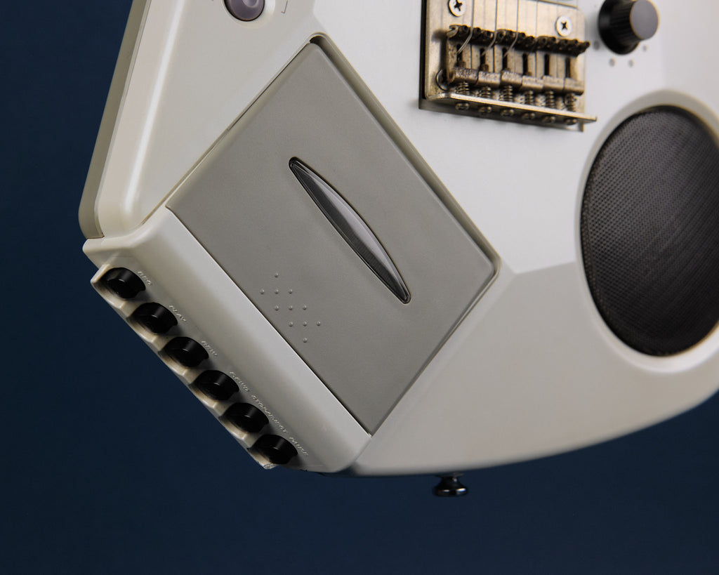 1980s Casio EG-5 Cassette Guitar White