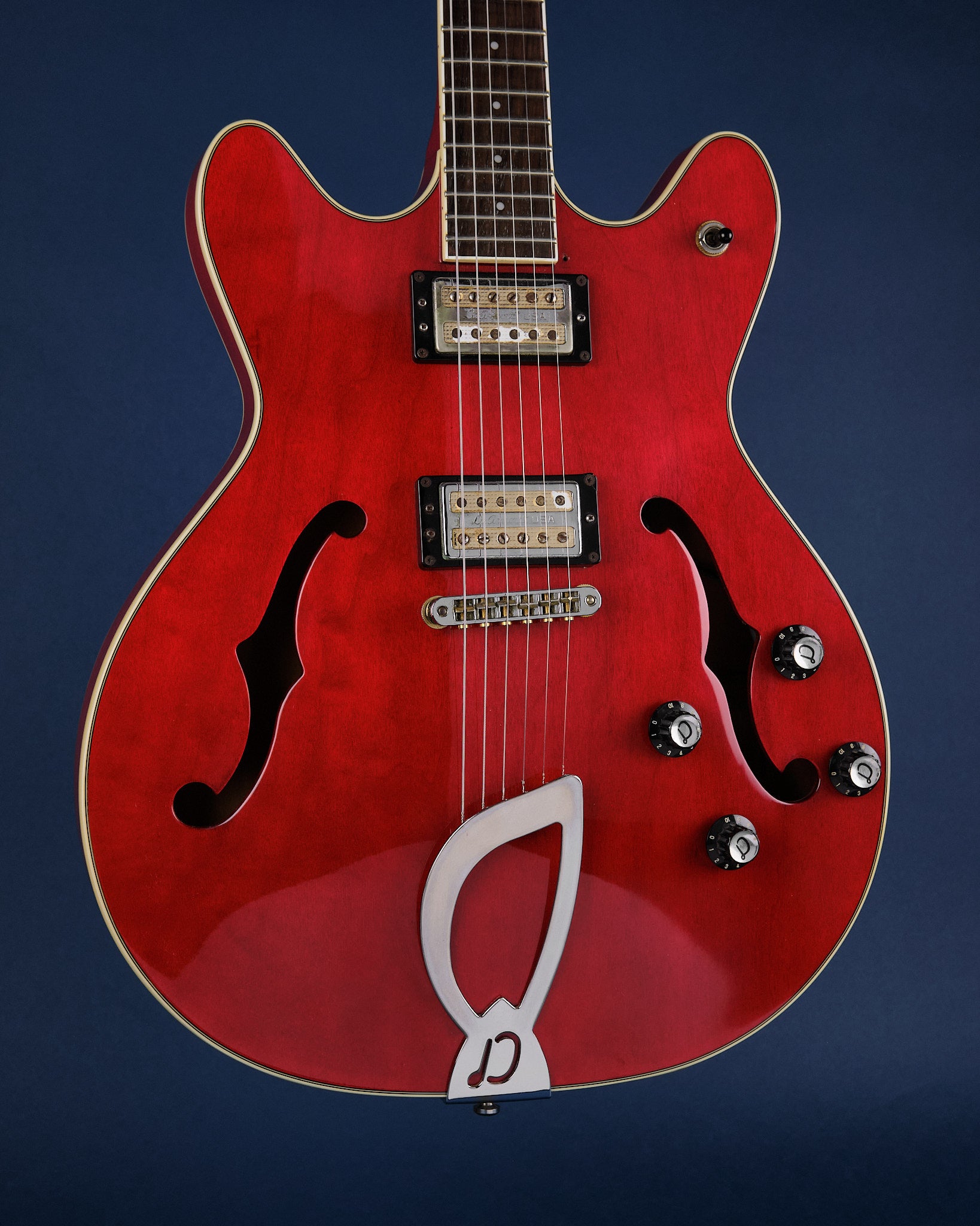 1990s DeArmond by Guild Starfire Cherry