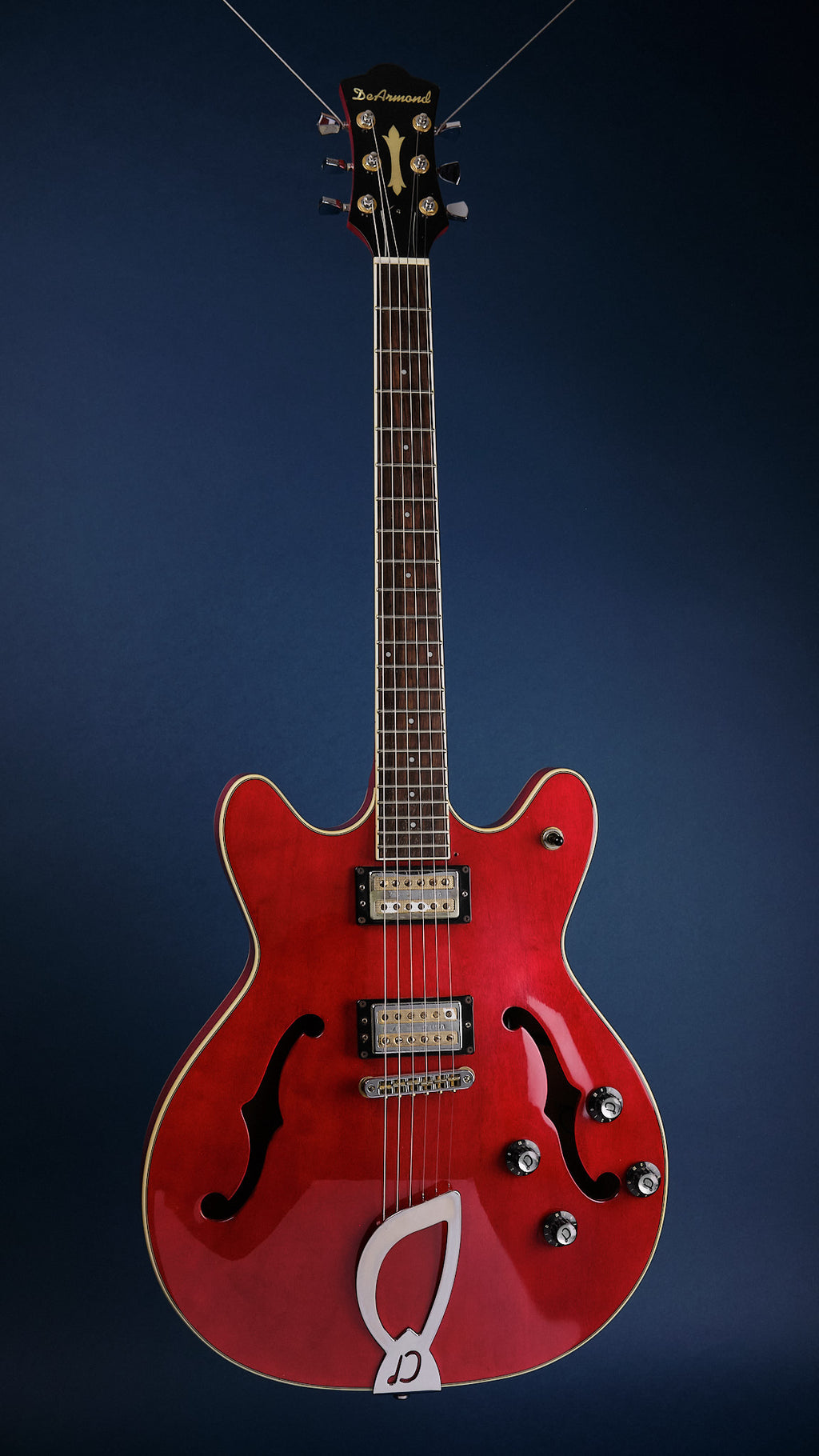 1990s DeArmond by Guild Starfire Cherry