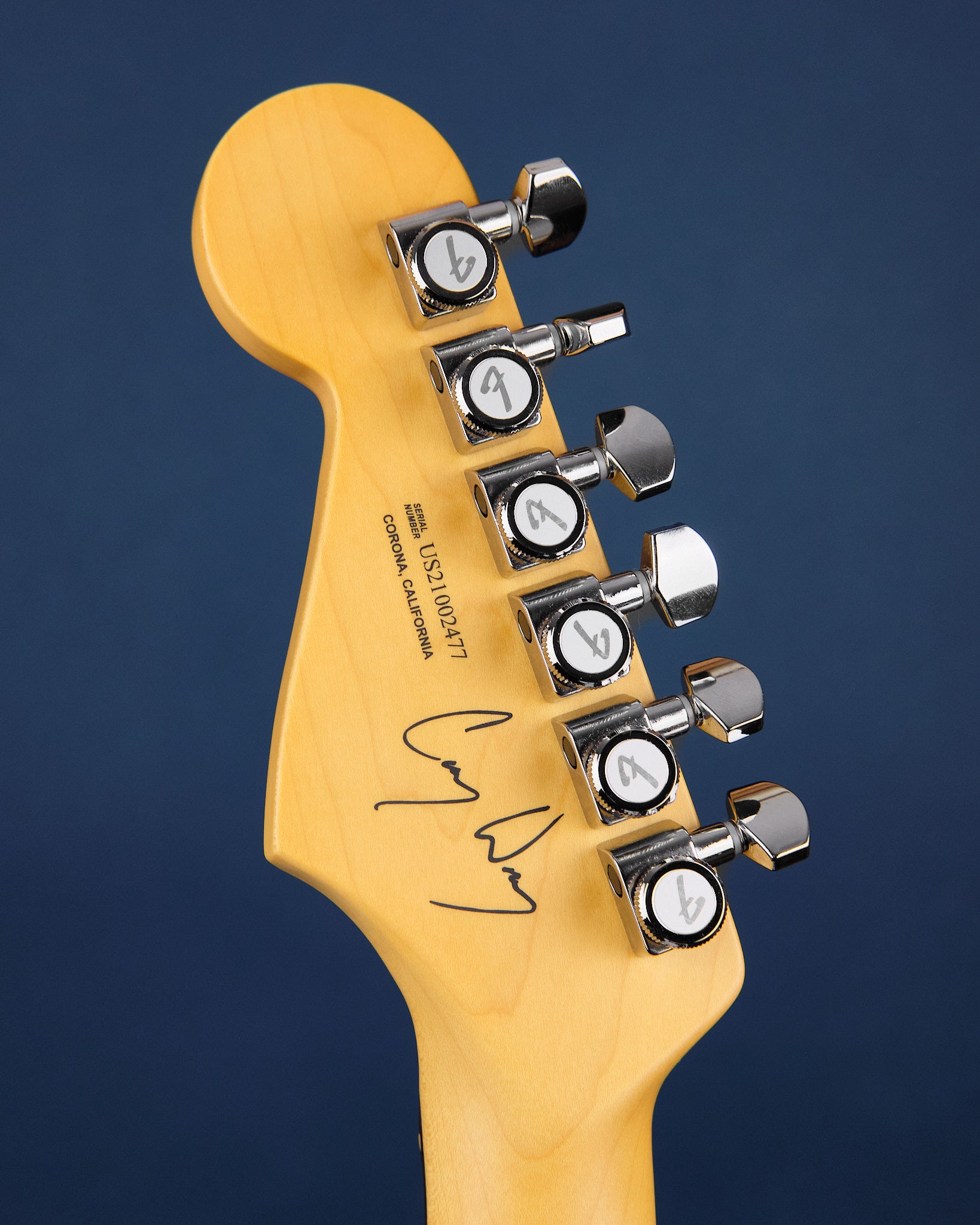 2021 Fender Cory Wong Stratocaster Sapphire Blue Transparent