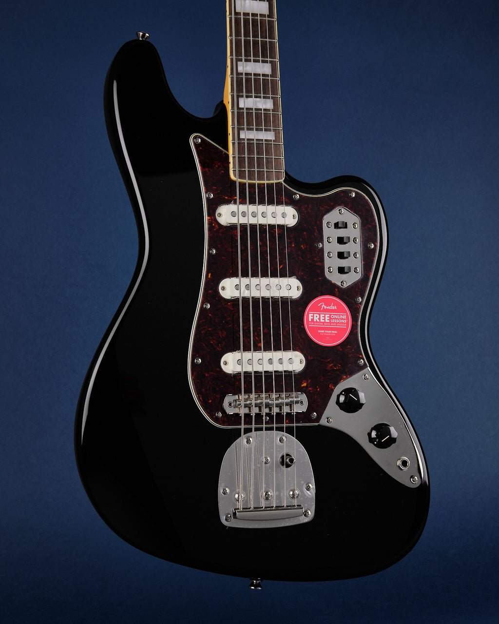 2024 Squier Classic Vibe Bass VI Black