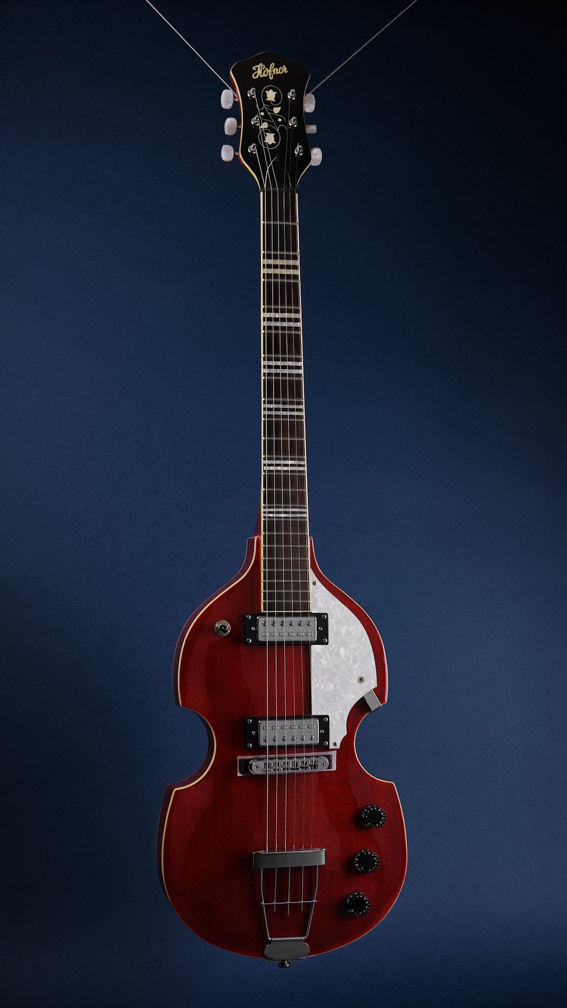 Hofner HI-459-PE-R Ignition Violin Guitar Red (Second-Hand)