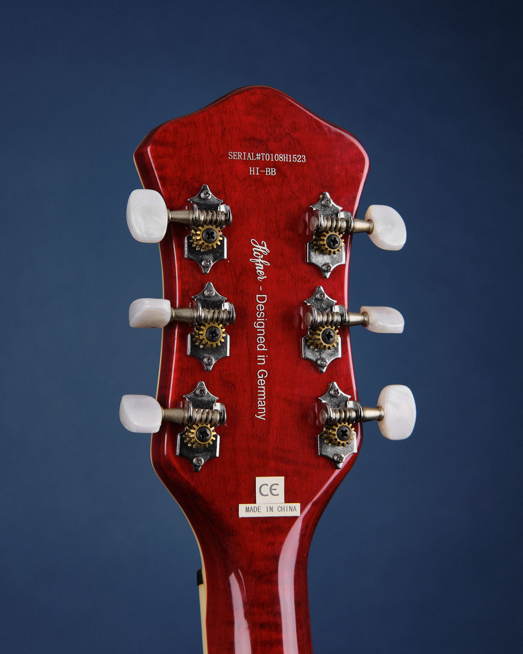 Hofner HI-459-PE-R Ignition Violin Guitar Red (Second-Hand)