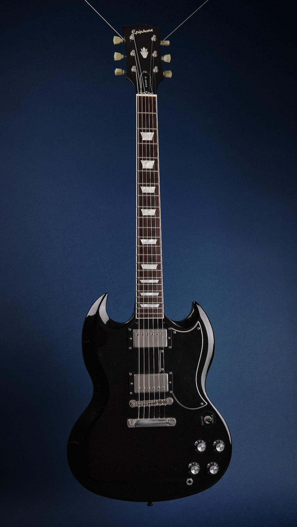 2007 Epiphone MIJ Lacquer Series SG Black