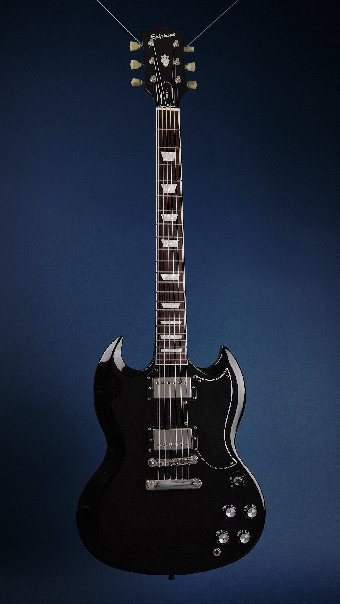 2007 Epiphone MIJ Lacquer Series SG Black