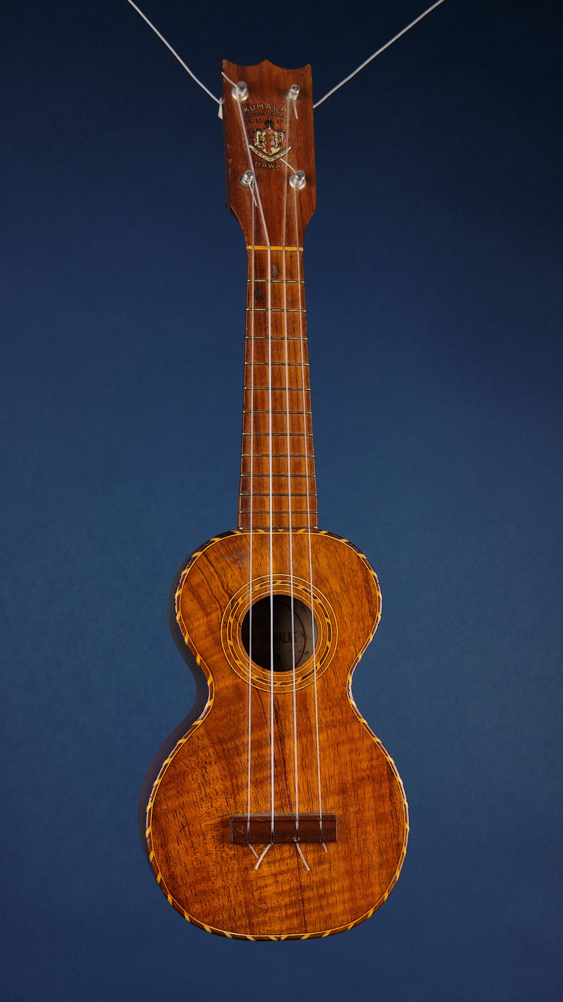 1920s Kumalae Gold Award Soprano Ukulele Koa