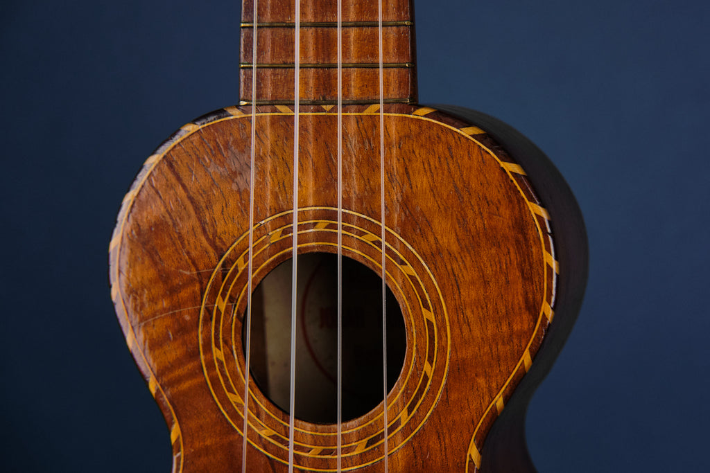 1920s Kumalae Gold Award Soprano Ukulele Koa