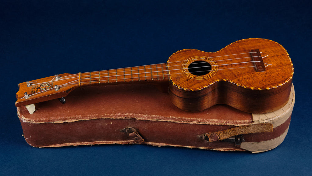1920s Kumalae Gold Award Soprano Ukulele Koa