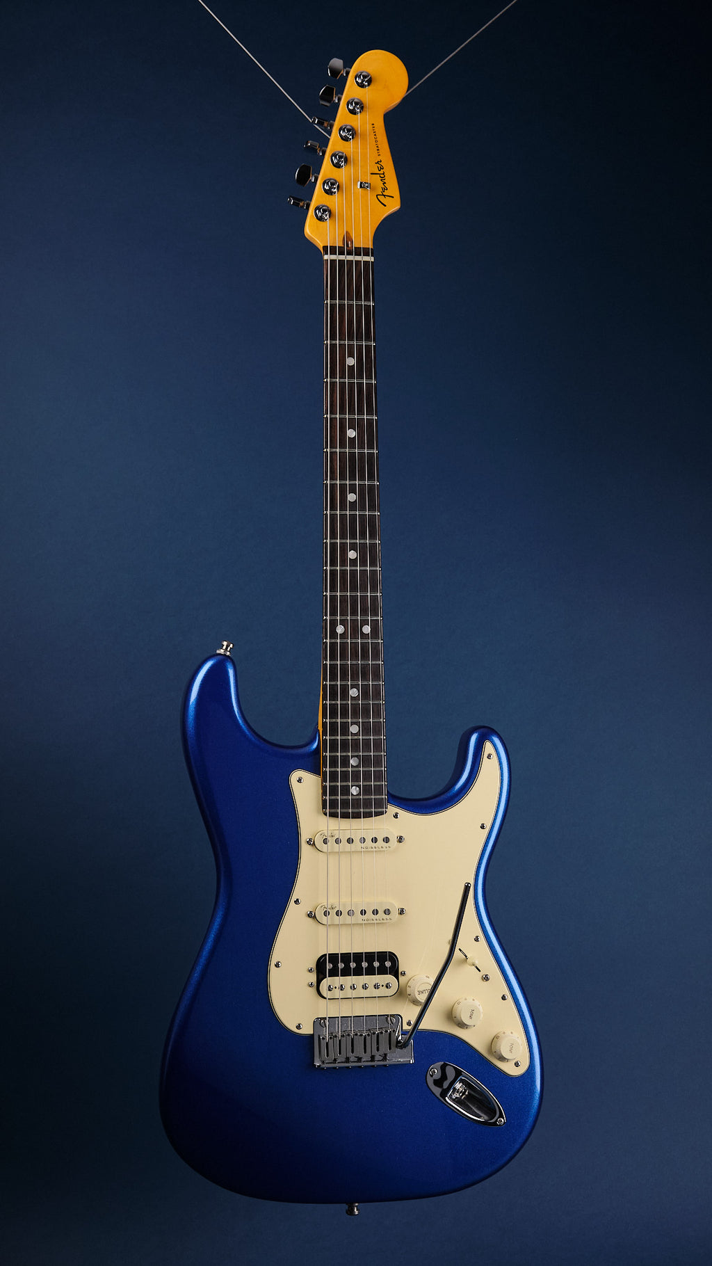 2021 Fender American Ultra Stratocaster HSS Cobra Blue