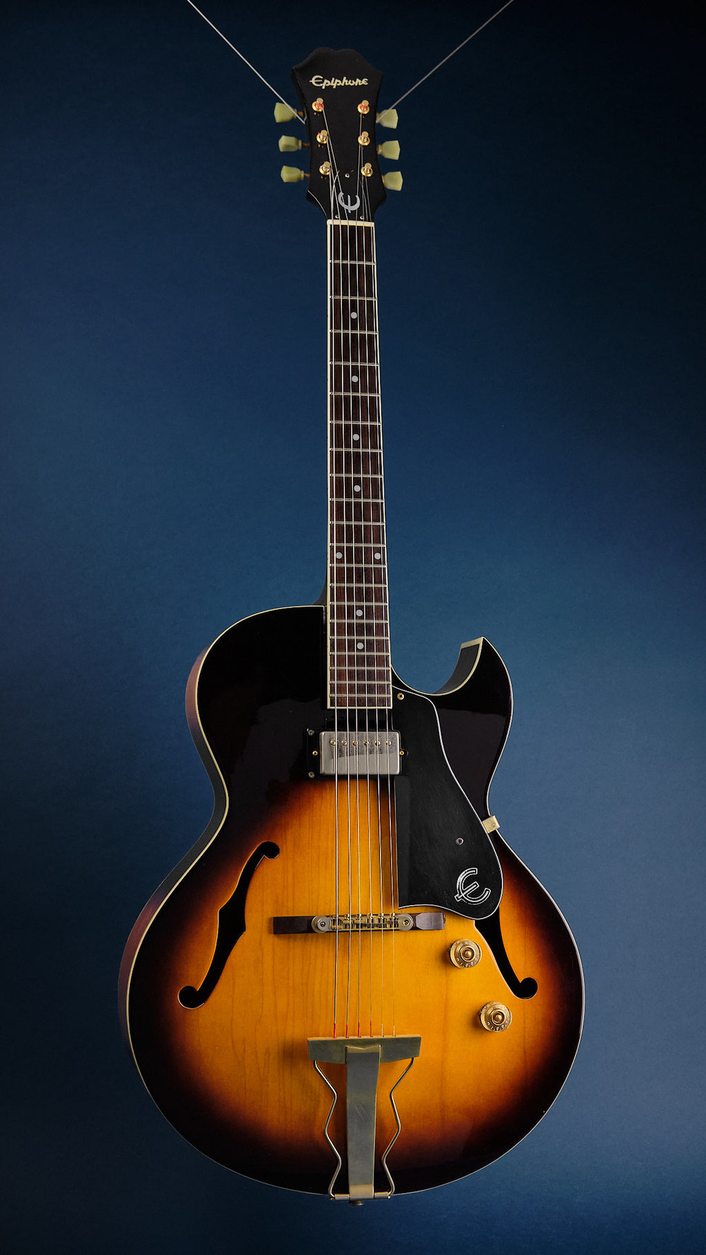 2001 Epiphone Zephyr Regent Reissue Vintage Sunburst