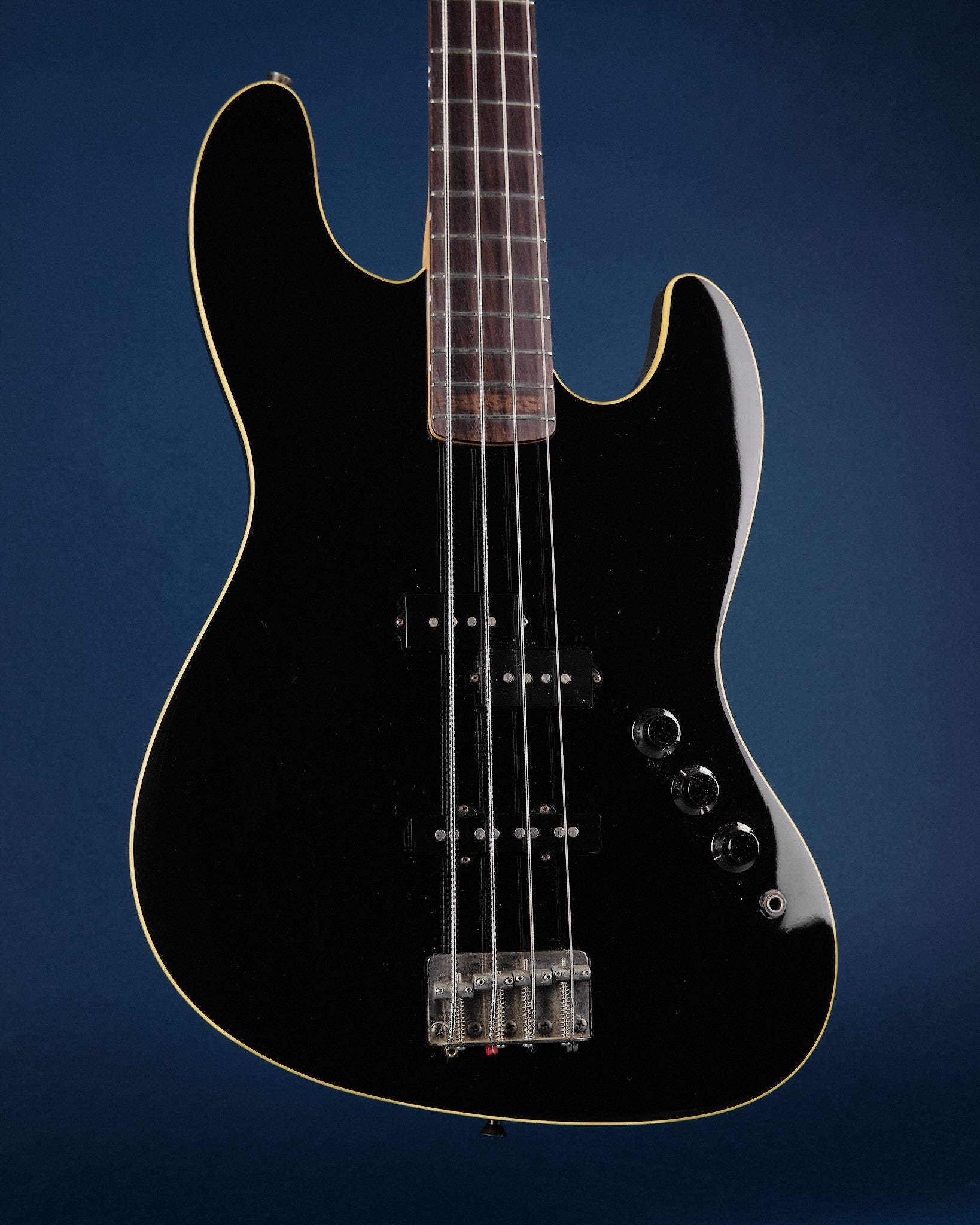 2000s Fender AJB-65 Aerodyne Jazz Bass Black