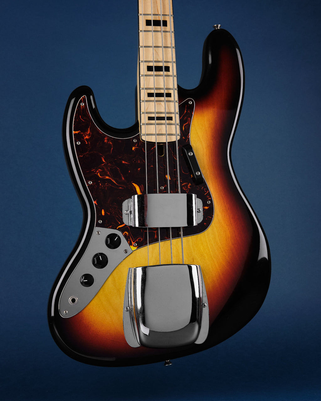 1970s Maya Jazz Bass Left Handed Sunburst