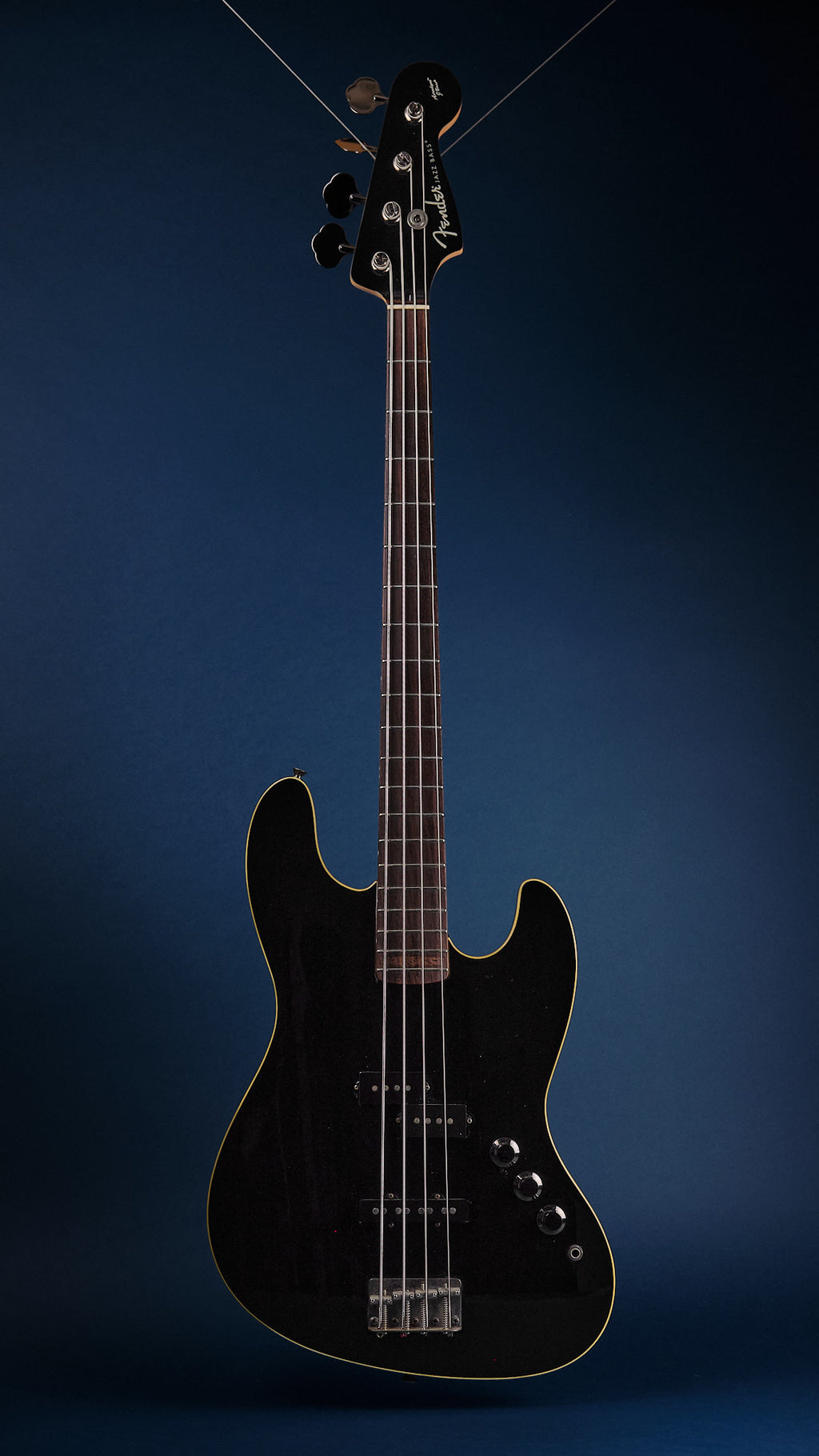 2000s Fender AJB-65 Aerodyne Jazz Bass Black