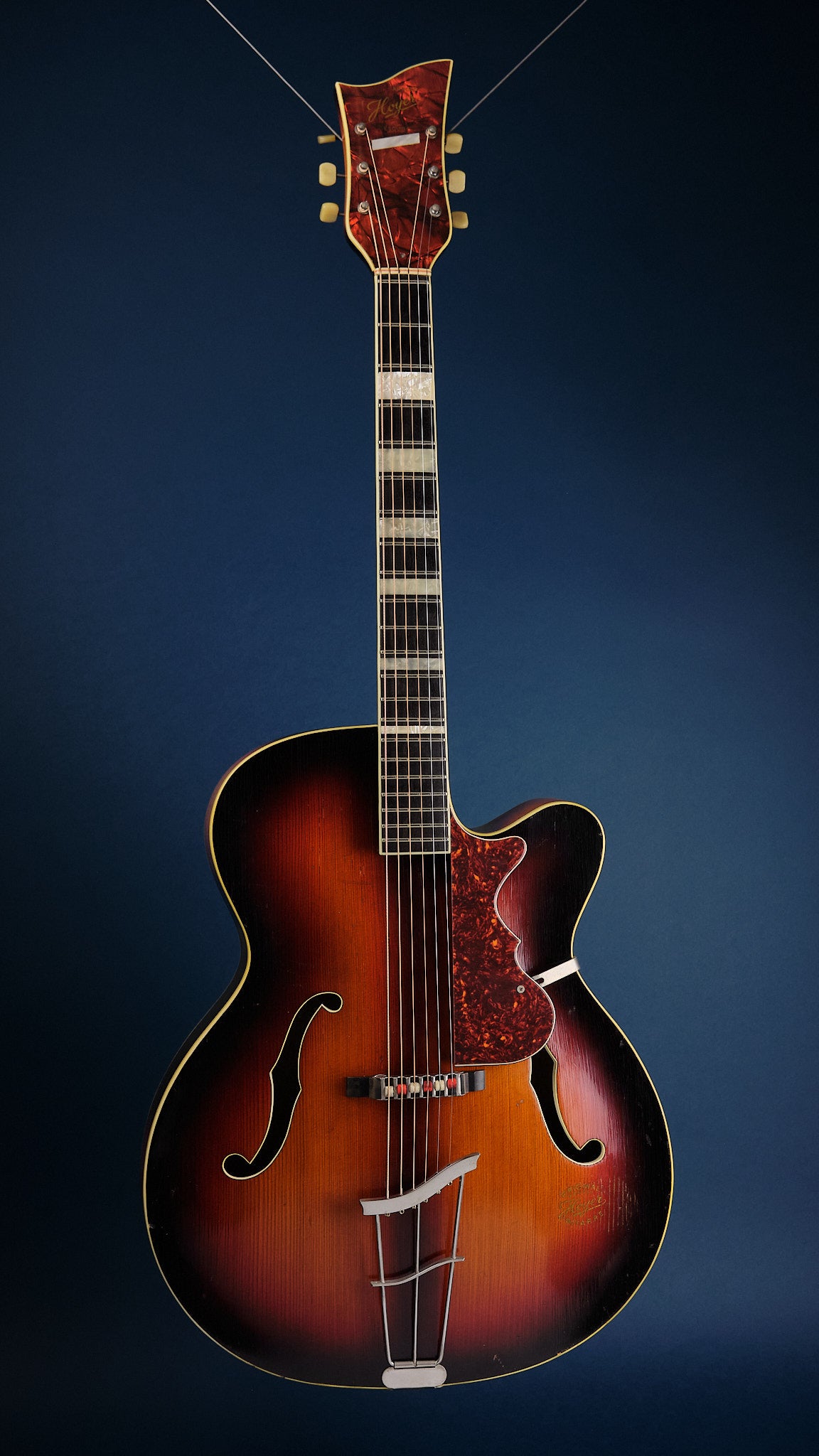 1950s Hoyer Esquire Red Burst
