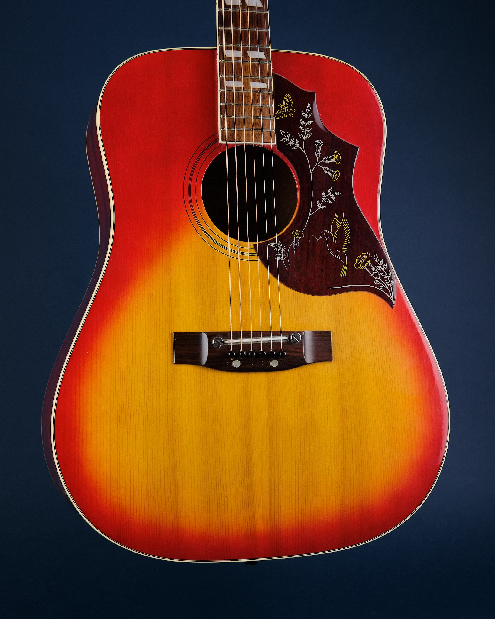 1970s Kiso Suzuki W-65H Dreadnought Sunburst
