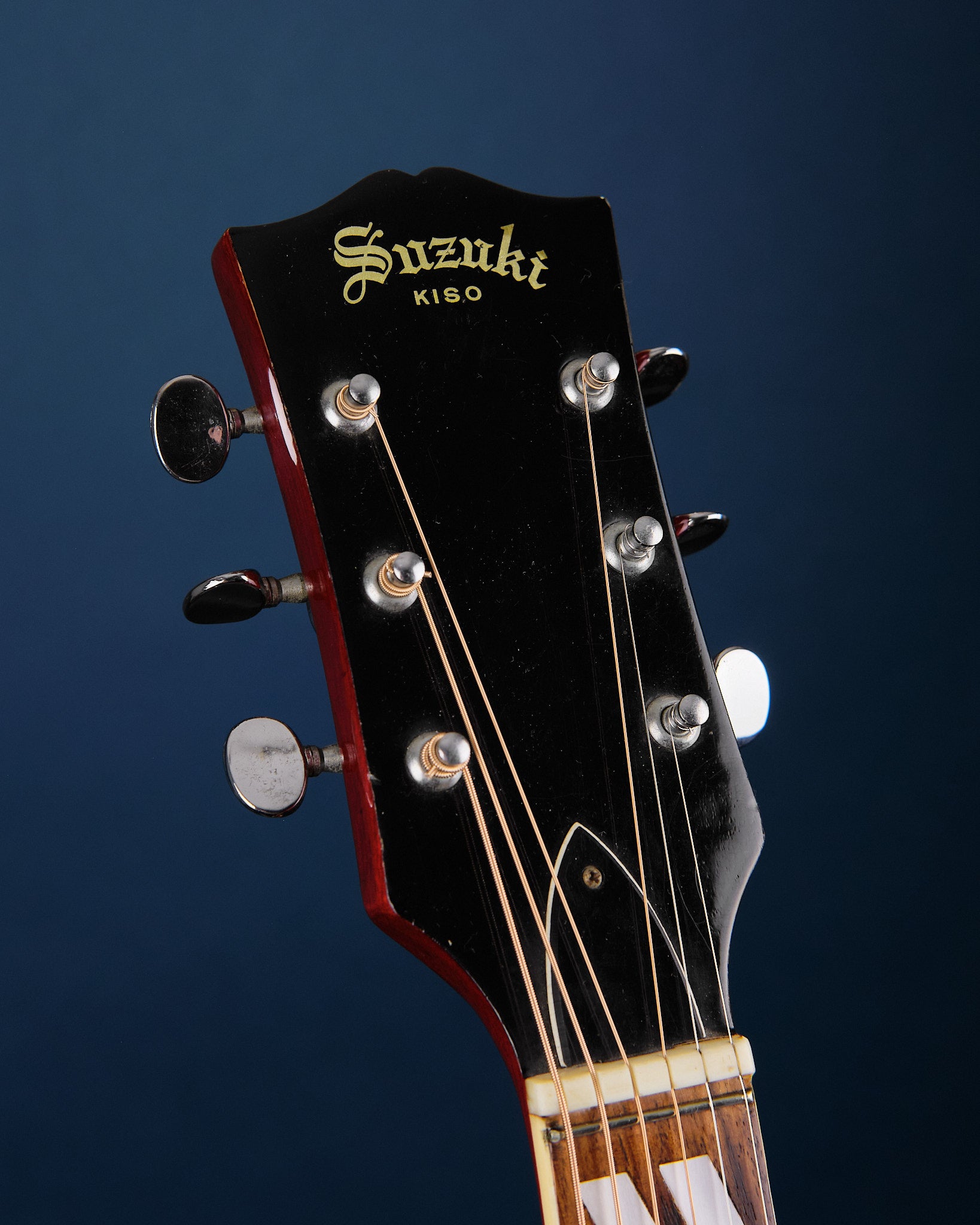 1970s Kiso Suzuki W-65H Dreadnought Sunburst