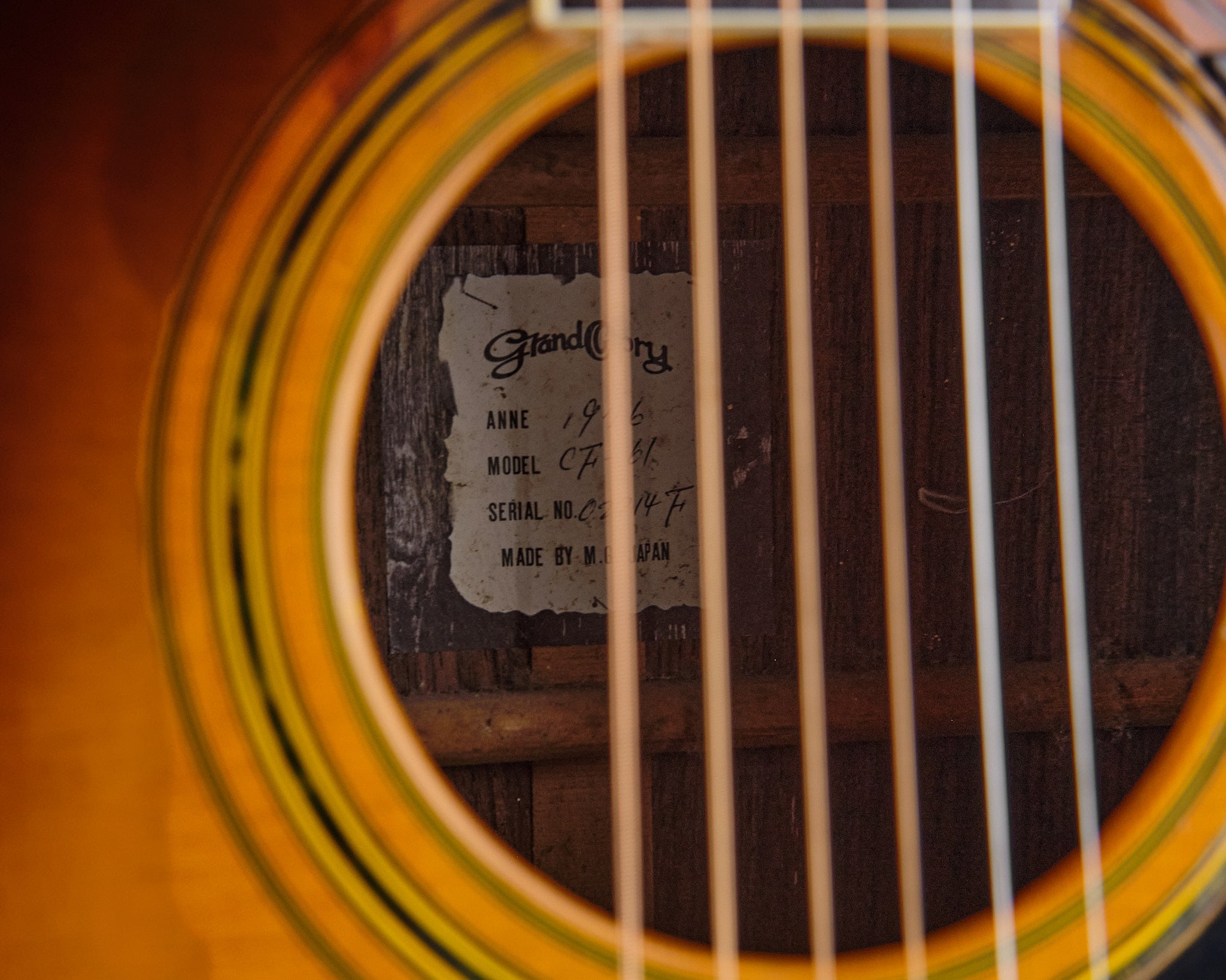 1976 Grand Opry CF-61 Sunburst