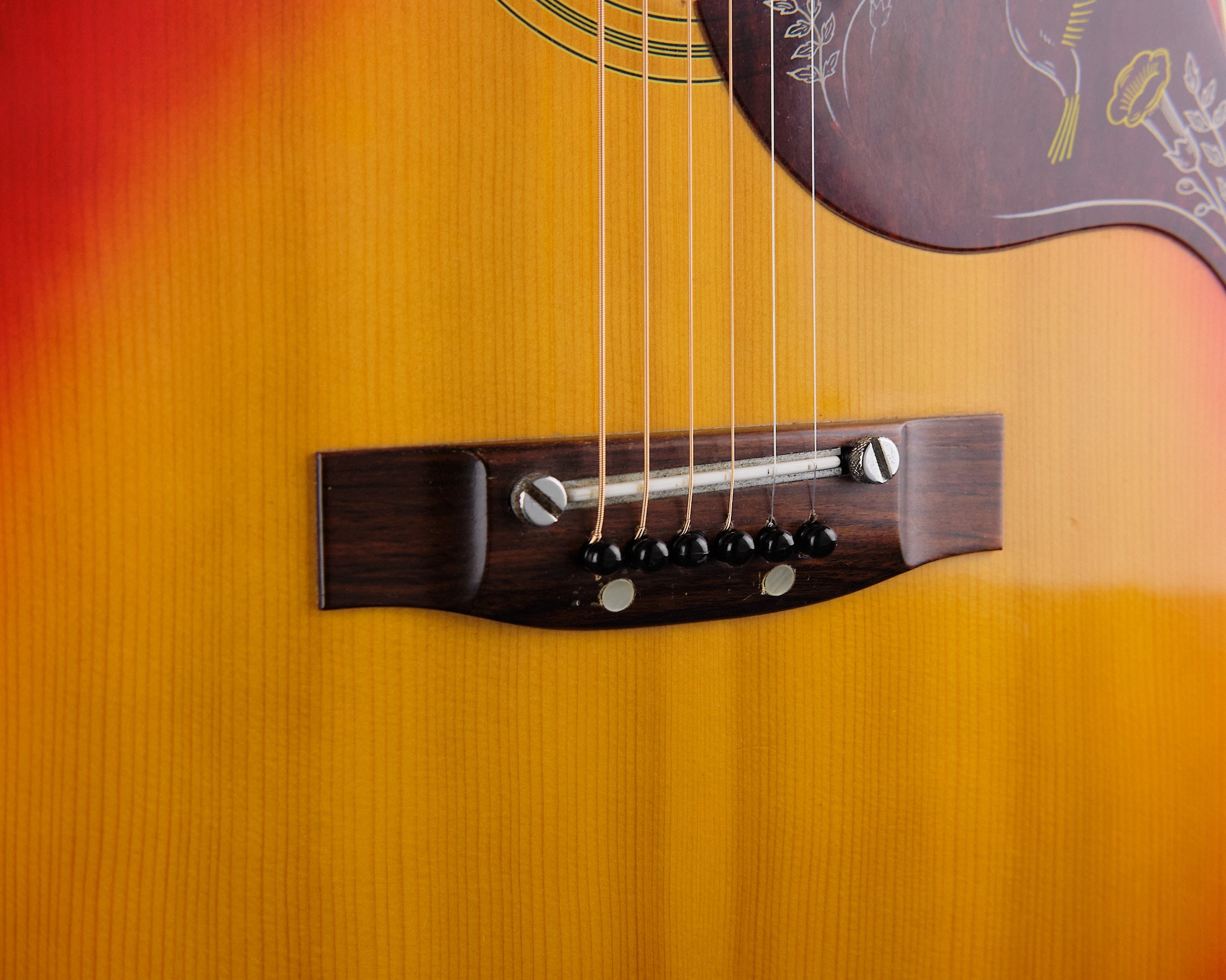1970s Kiso Suzuki W-65H Dreadnought Sunburst