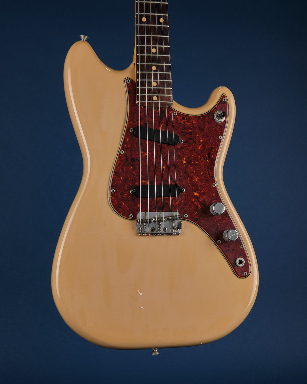 1961 Fender Musicmaster Desert Sand Refin