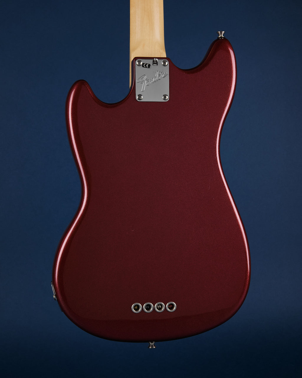 2019 Fender American Performer Mustang Bass Aubergine