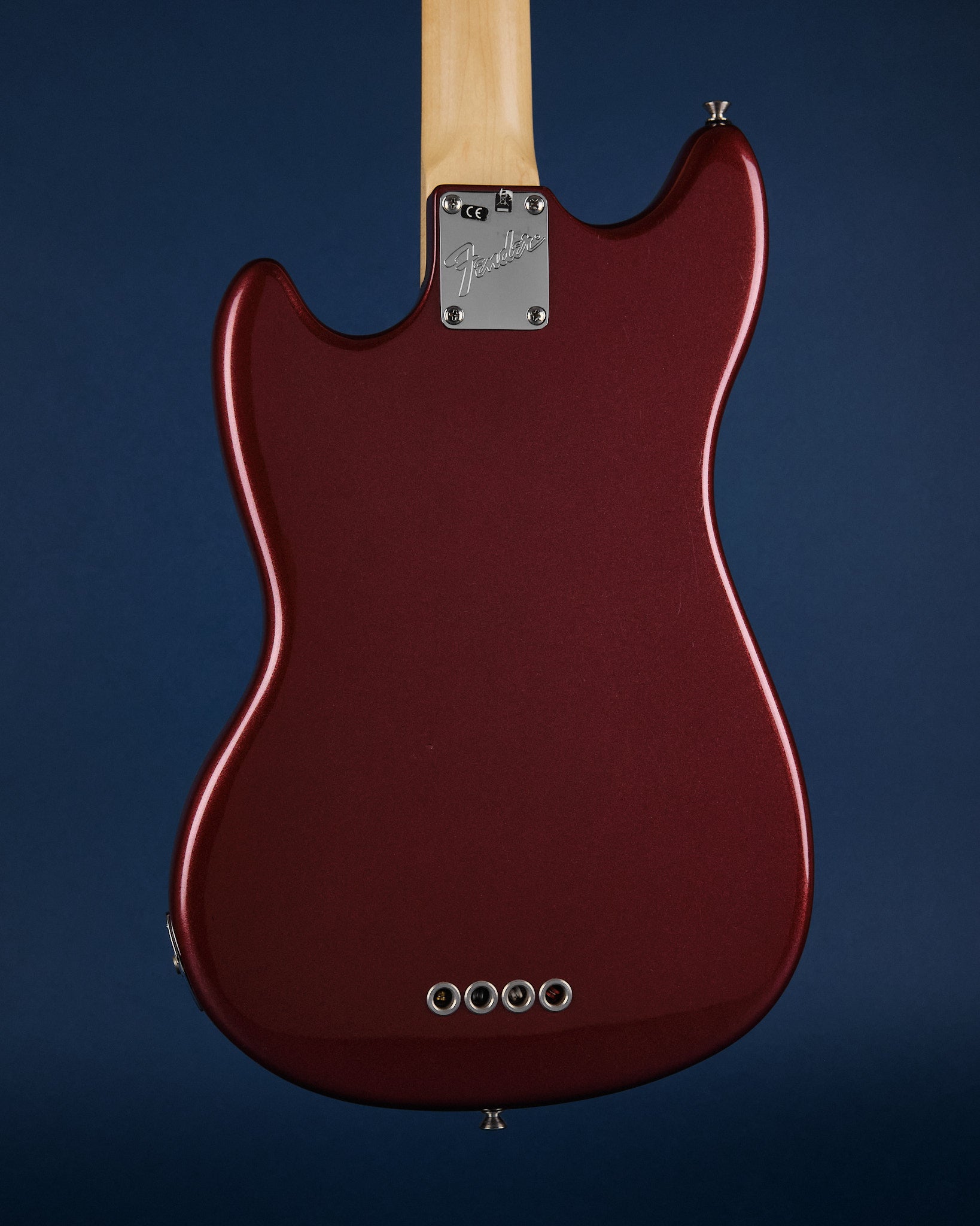 2019 Fender American Performer Mustang Bass Aubergine