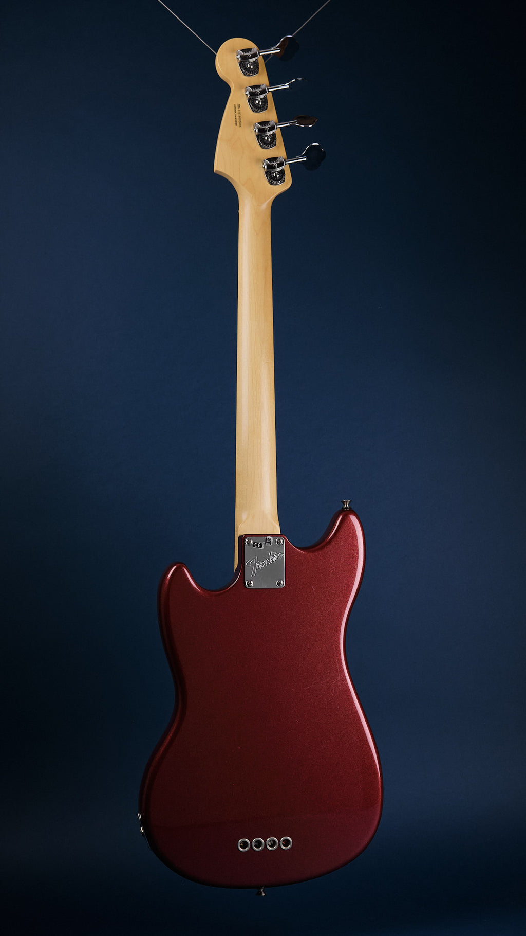 2019 Fender American Performer Mustang Bass Aubergine