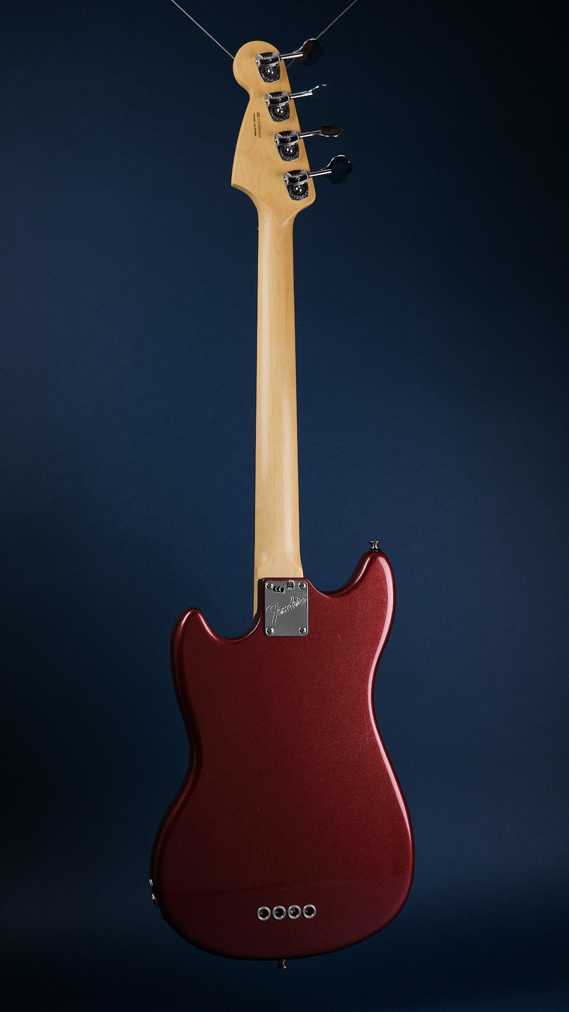 2019 Fender American Performer Mustang Bass Aubergine