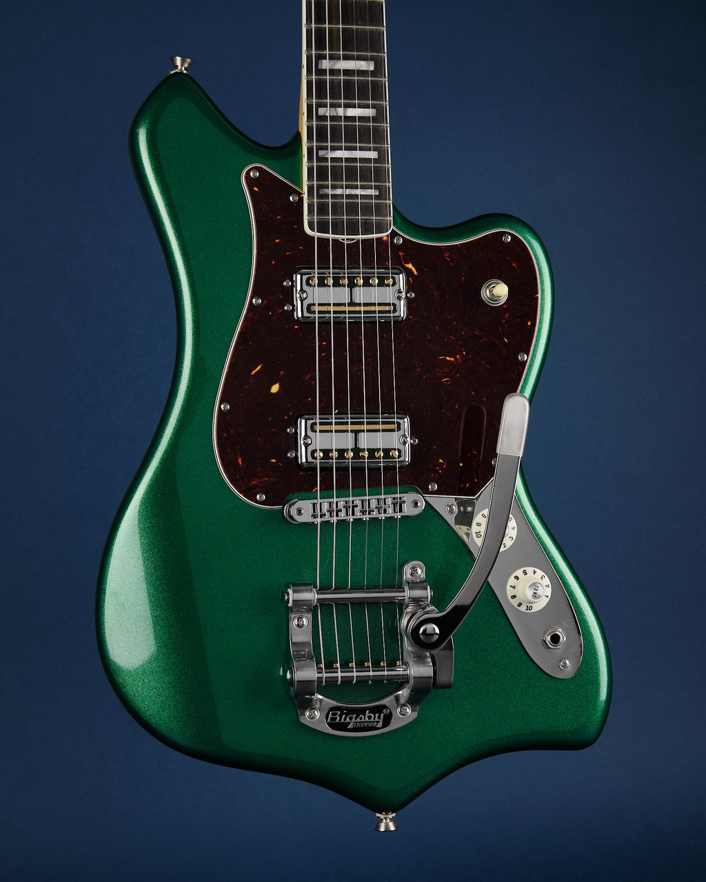 2020 Fender Parallel Universe Volume II Maverick Dorado Mystic Pine Green