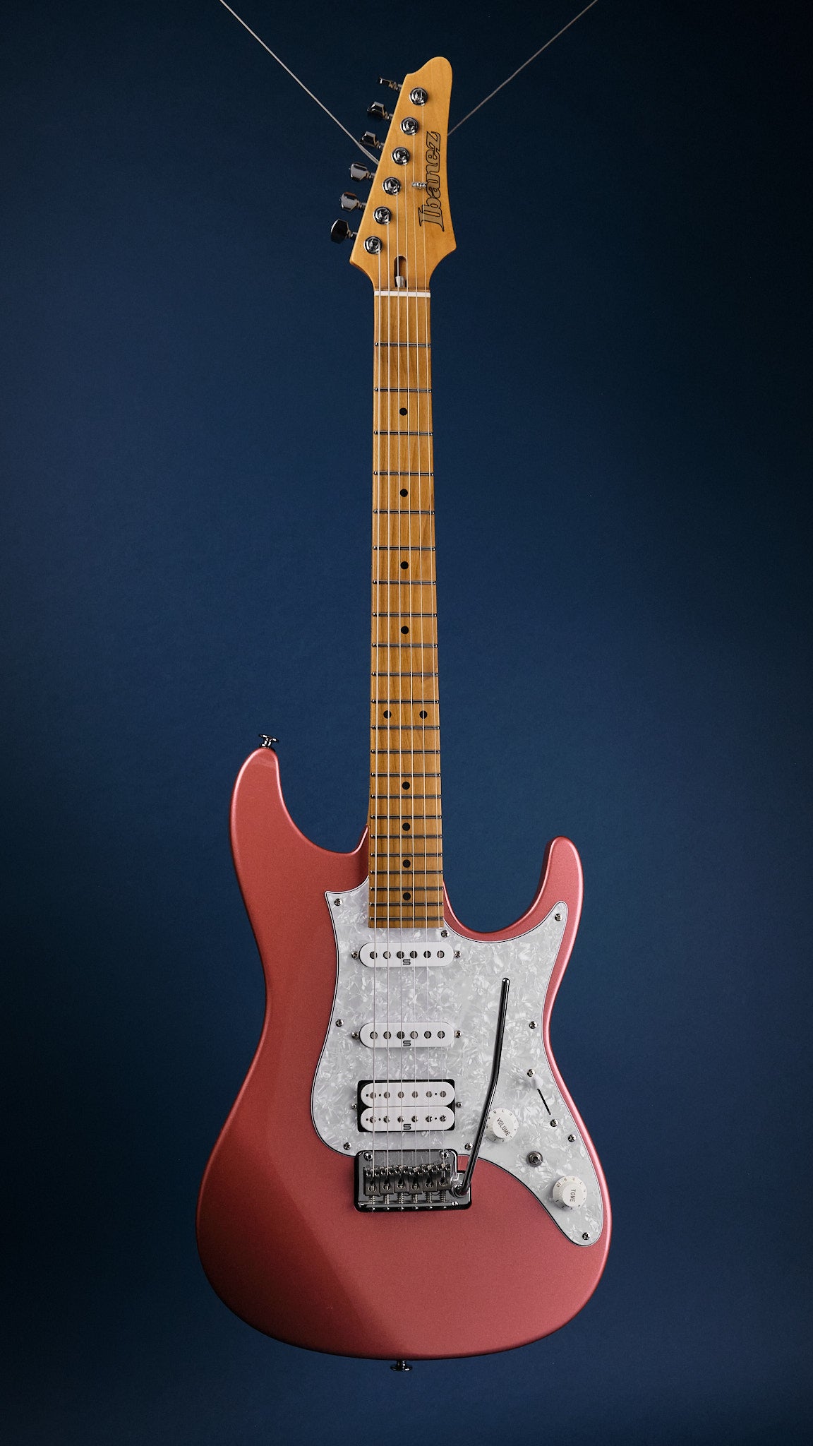 2022 Ibanez AZ2204 HRM Prestige Hazy Rose Metallic