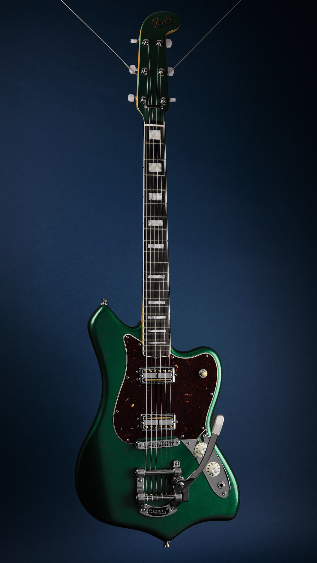 2020 Fender Parallel Universe Volume II Maverick Dorado Mystic Pine Green