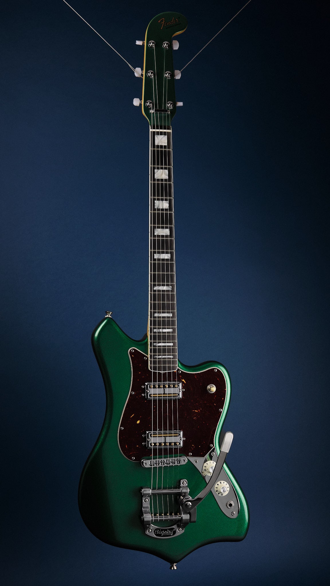 2020 Fender Parallel Universe Volume II Maverick Dorado Mystic Pine Green