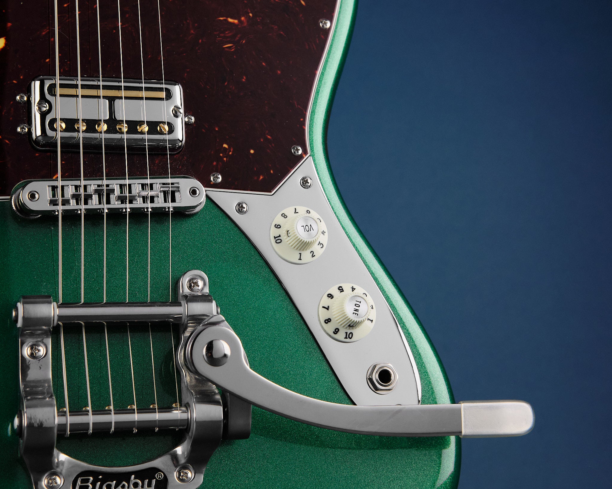 2020 Fender Parallel Universe Volume II Maverick Dorado Mystic Pine Green